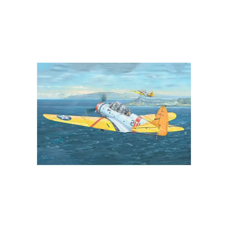 Plastic model aircraft TBD-1 Devastator 1:32 Schaalmodel Direct Beschikbaar