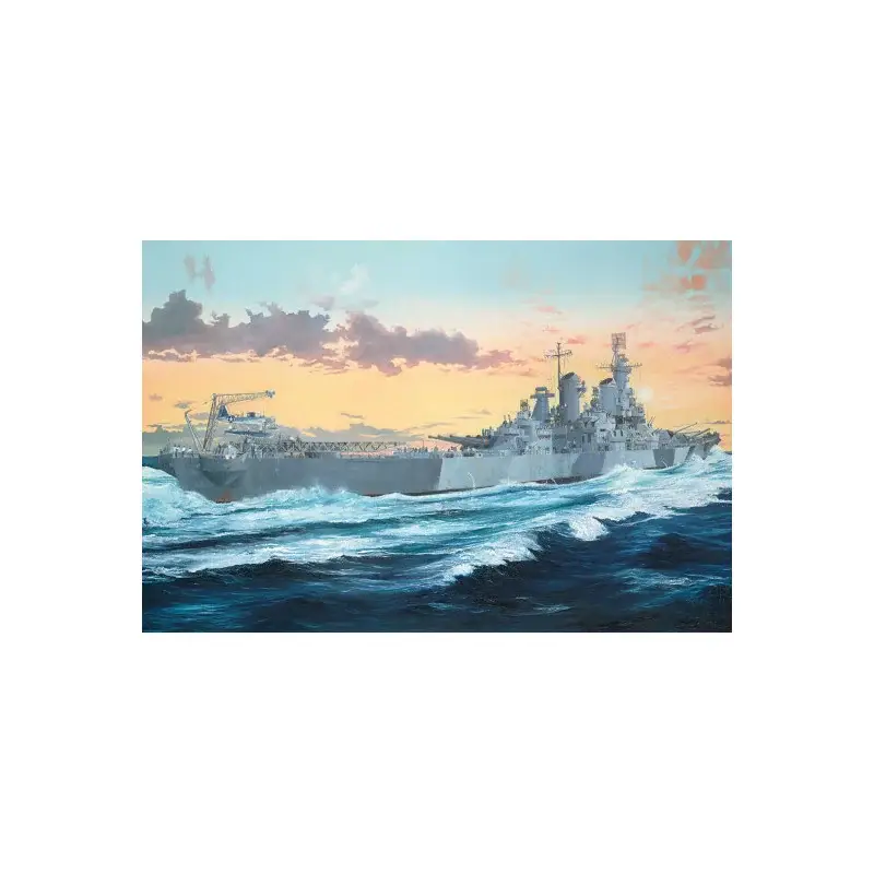 USS IOWA BB-61 1:350 plastic ship model Schaalmodel Beperkte Voorraad