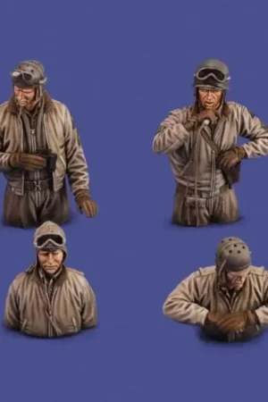 Koop Online Royal Model: 1/35; U.S. tank crew WWII (1/35 scale) Figuren