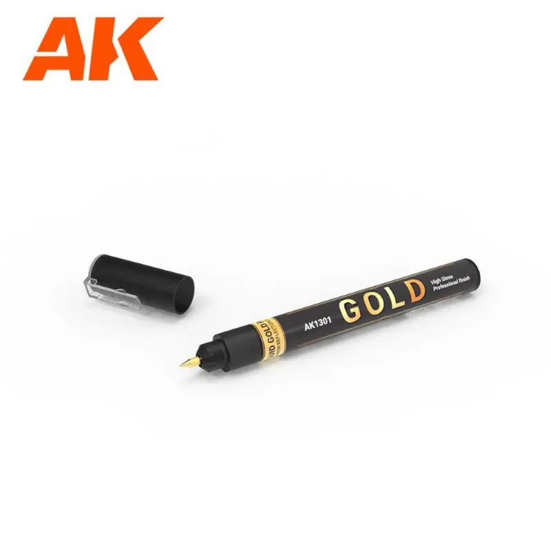 Direct Beschikbaar AK INTERACTIVE: GOLD - Marker
