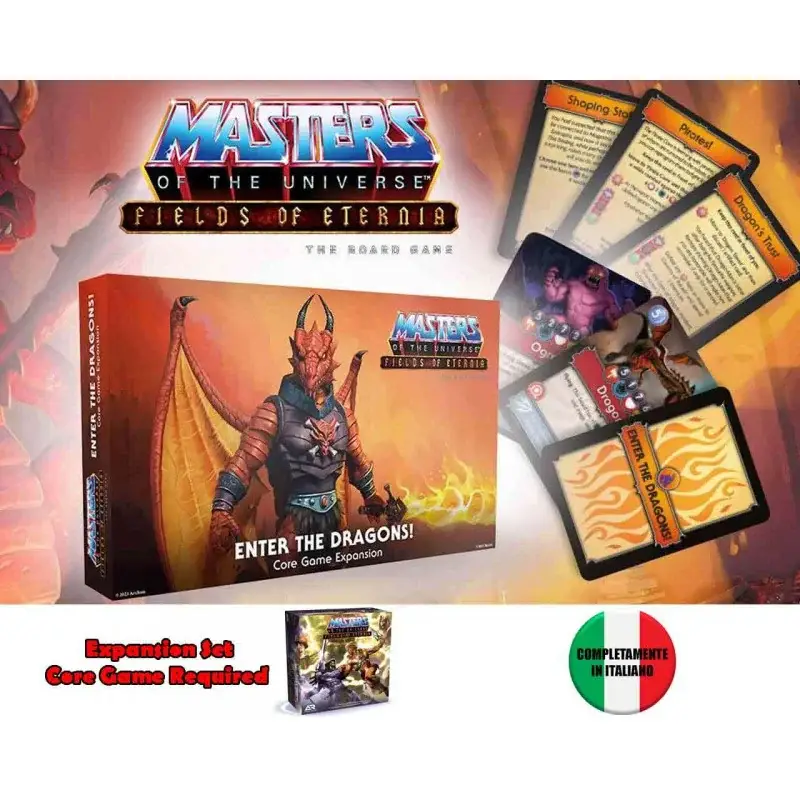 Uitverkoop Masters of the Universe: Fields Of Eternia - Enter The Dragons! (Italian edition) Bordspel