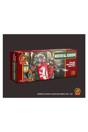 Populair Italian Militiamen 1260-1392 This is the original set with 2 of the red sprue only Figuren