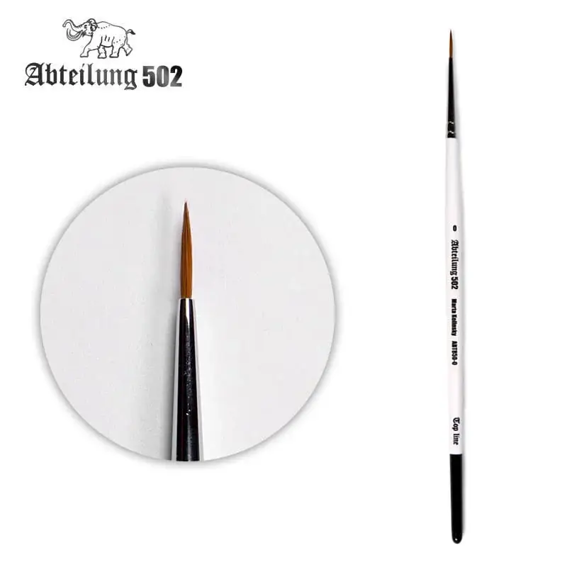 Beperkte Voorraad Abt top line kolinsky 0 brush Pincetten