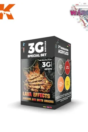 Wargame set lava effects Acrylverf Exclusieve Aanbieding