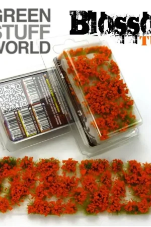 Premium Blossom tuft flower orange