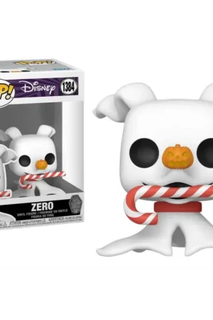 Hete Deal NBX 30TH - POP Disney No. 1384 - Zero with Candy cane Pop figur