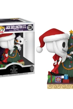 NBX 30TH - POP Deluxe N° 1386 - Jack & Zero with Tree Pop figur Rechtstreeks Van De Fabrikant