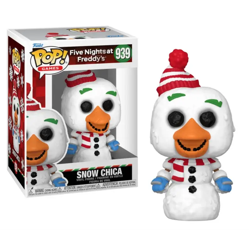 Beperkte Voorraad FIVE NIGHTS AT FREDDY'S - POP Games #939 - Chica "Snowman" Pop figur