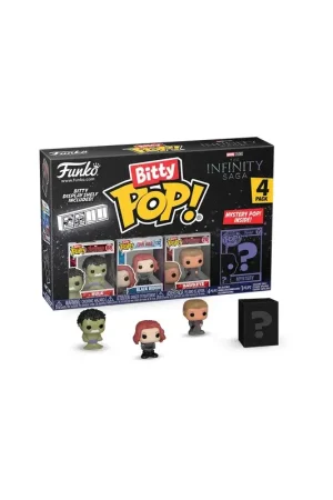 MARVEL - Bitty Pop 4 Pack 2.5cm - Hulk Pop figur Flitsaanbieding