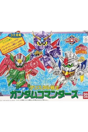SD GUNDAM - Crystal 3 Commanders - Model Kit Gunpla Premium