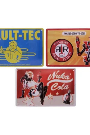Fallout Set of 3 metal sign Brands Exclusieve Aanbieding