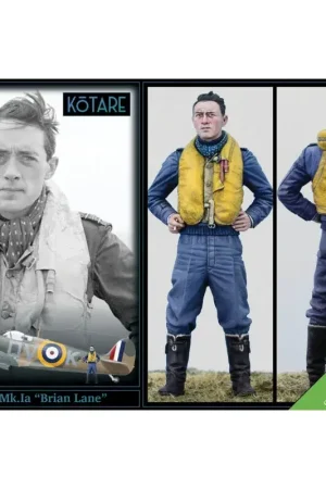 Supermarine Spitfire Mk.Ia “Brian Lane” -117 high-quality injection moulded plastic parts.-4 high-quality resin parts for 1/32 ( Tijdelijk Beschikbaar