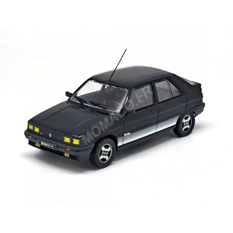 Renault 11 turbo 5 deurs 1986 zwart Miniatuur Gratis Retour