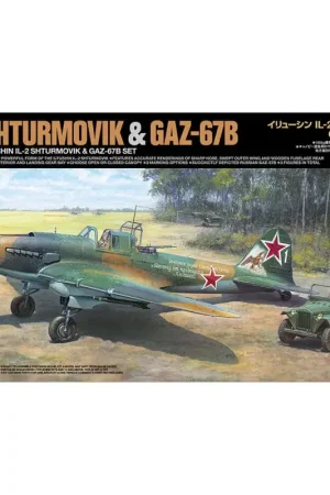 Il-2 Stourmovik & GAZ-67B Schaalmodel Express Levering