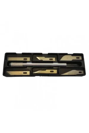 Knife for model Carving knife + 6 blades Meest Verkocht