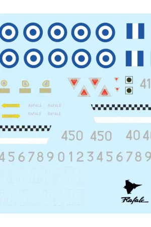 Sticker Greek Dassault RAFALE insignias and basic stencils Decal Exclusieve Aanbieding