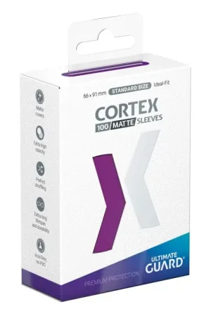Ultimate Guard 100 Cortex Sleeves Standard Size Purple Matte Gereduceerde Prijs