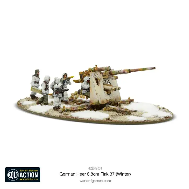 German Heer 8.8cm Flak 37 (Winter) Figuur spellet Dagaanbieding