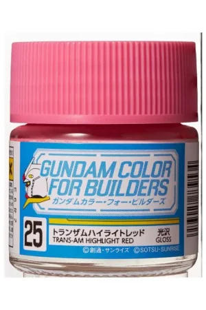 Nieuw UG-025 - Gundam Color For Builders (10ml) TRANS-AM HIGHLIGHT RED