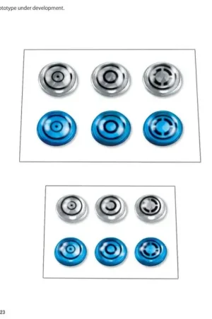 Uitverkoop 30mm Customize Material 3d Lens Stickers 2
