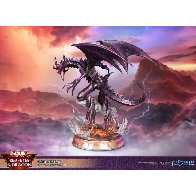 Yu Gi Oh! Red-Eyes B. Dragon Purple Color 33 cm Figuurtje Superprijs