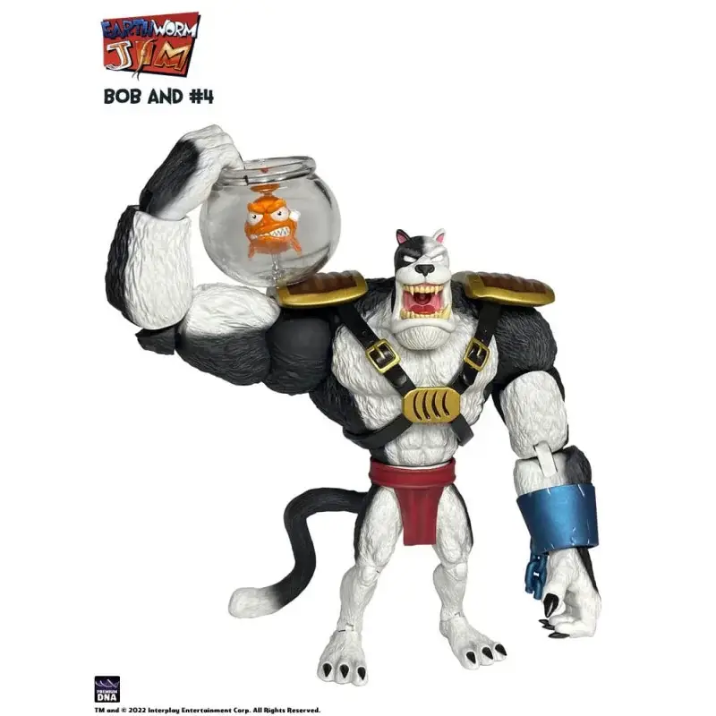 Earthworm Jim Figure Wave 1: Bob the Killer Goldfish & 4 15cm Action figure Meest Verkocht