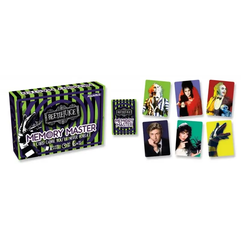 Beetlejuice Memory Master card game *ENGLISH* Bordspel Exclusieve Aanbieding