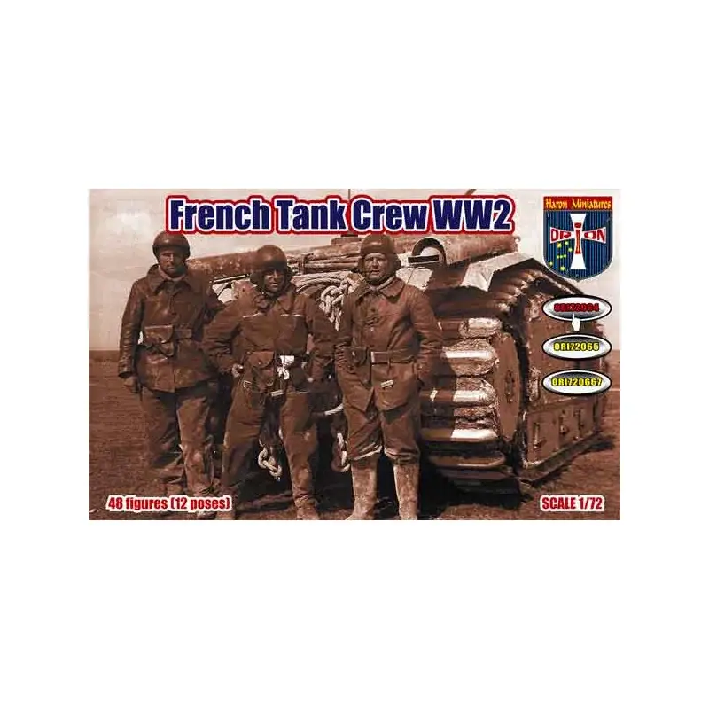 Gereduceerde Prijs French Tank Crew WWII Figuren