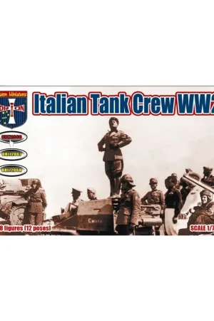 WWII Italian Tank Crew Figuren Nu Kopen