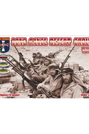 Nieuw LRDG (Long Range Desert Group) WWII Figuren