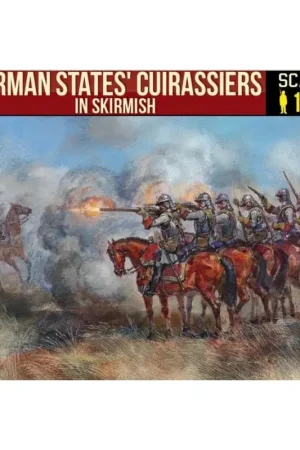 Hoge Kwaliteit German States' Cuirassiers in Skirmish Spanish Succession War Figuren