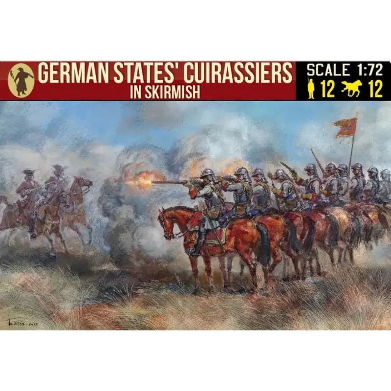 Hoge Kwaliteit German States' Cuirassiers in Skirmish Spanish Succession War Figuren