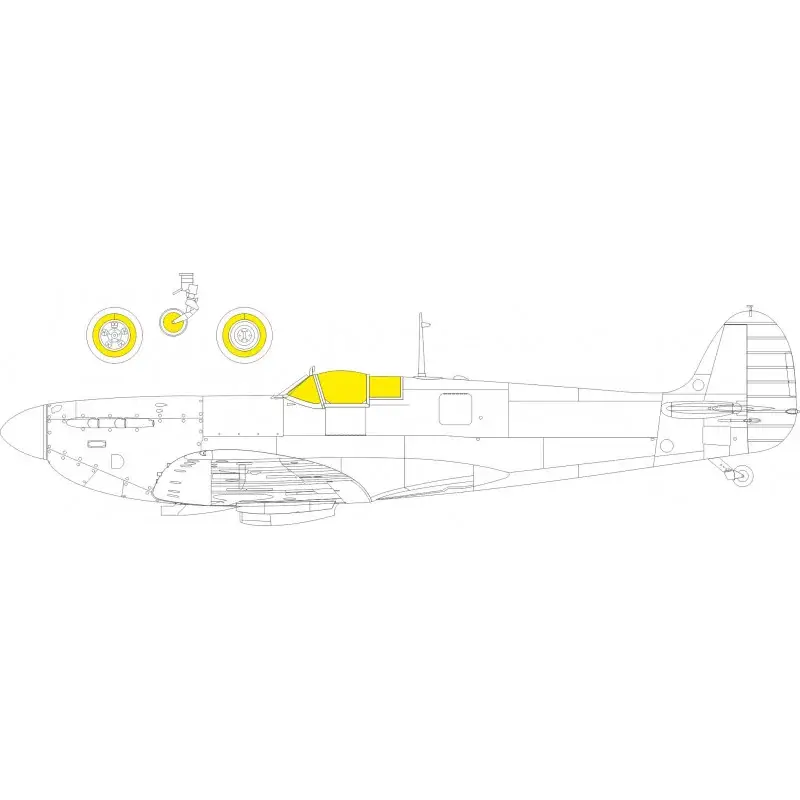 Supermarine Spitfire Mk.I 1/32 (designed to be used with Kotare kits) Accessoire Premium