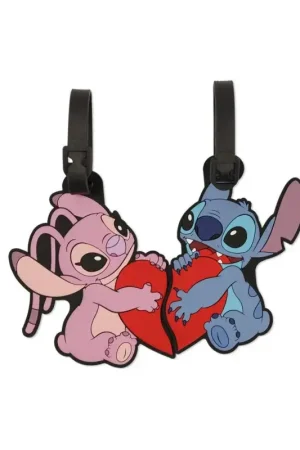 Direct Verzonden STITCH & ANGEL - Luggage Tag Set - 2 Pc. Sleutelhanger