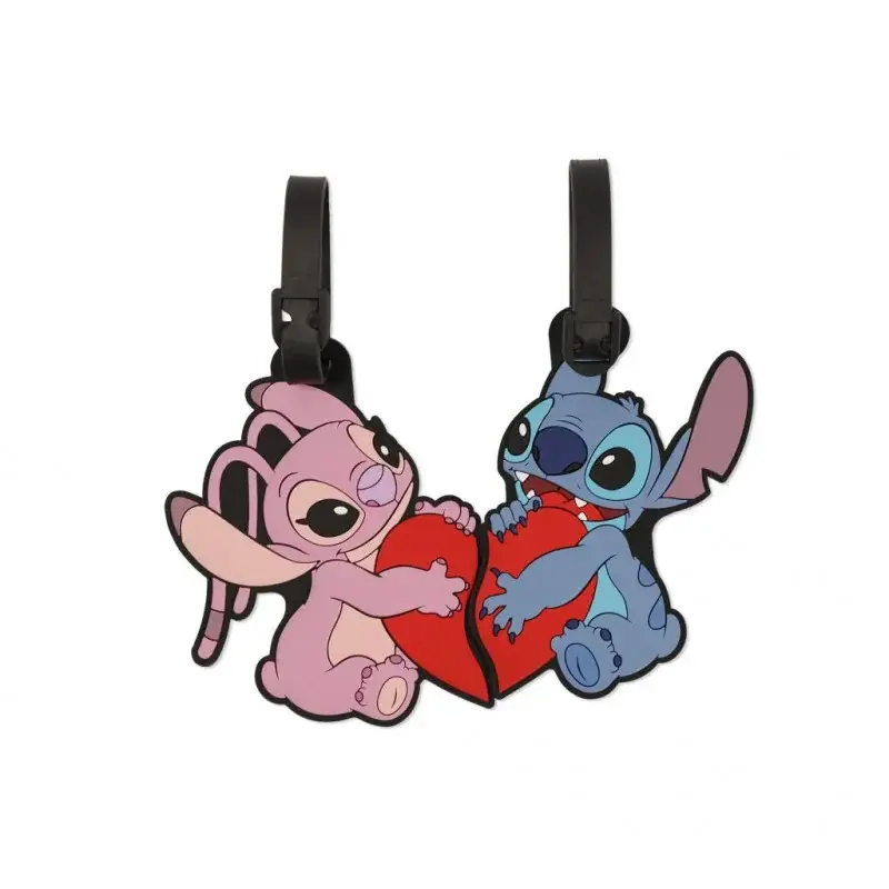 Direct Verzonden STITCH & ANGEL - Luggage Tag Set - 2 Pc. Sleutelhanger