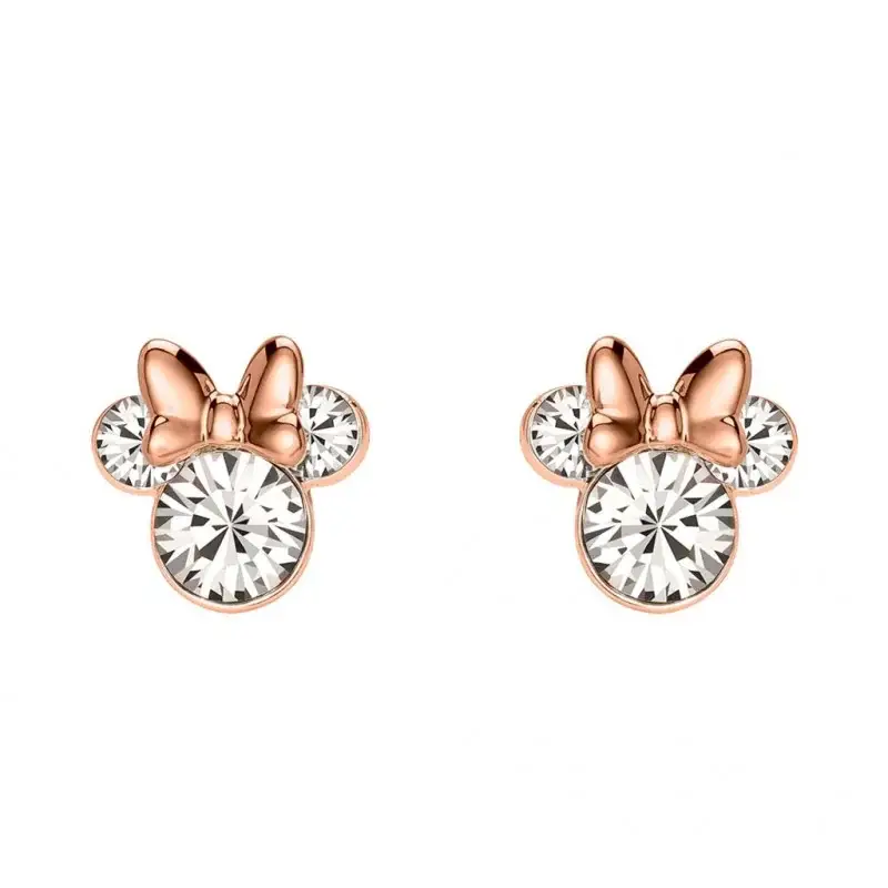 Express Levering MINNIE - 1 Pair of Earrings - Brass Silver Plated