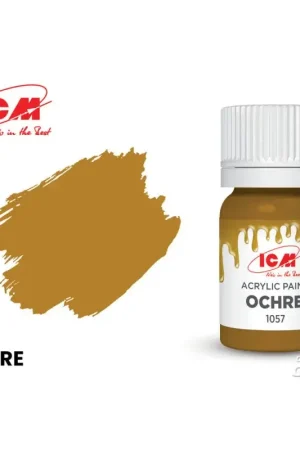 BROWN Ochre bottle 12 ml Acrylverf Premium