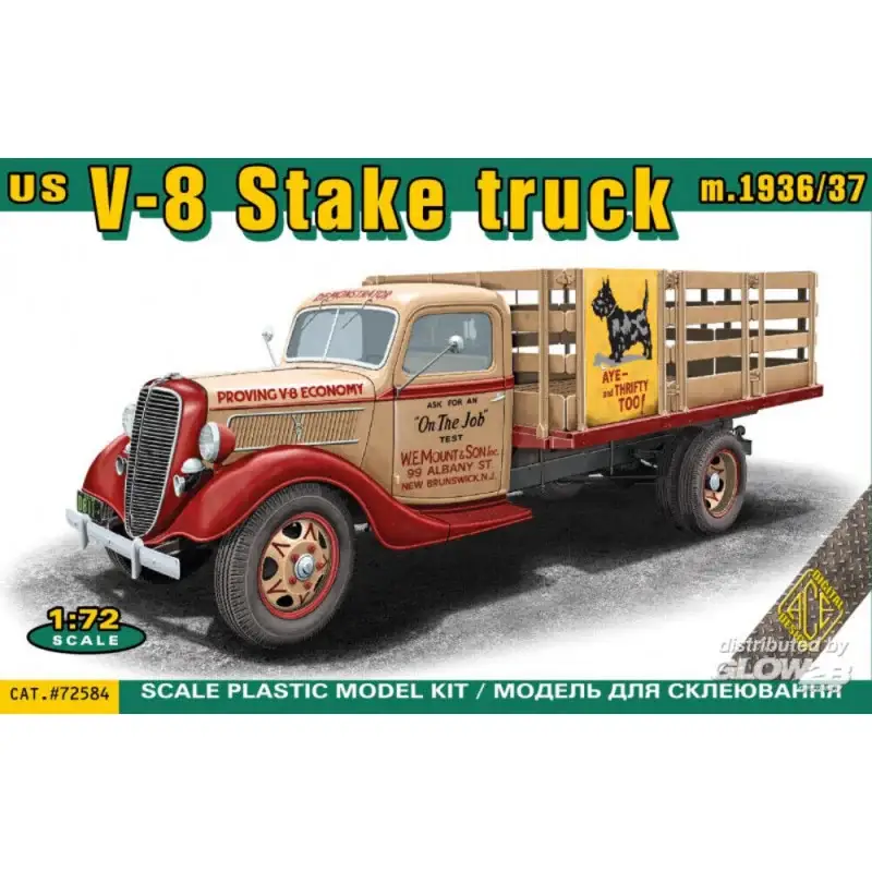 V-8 Stake truck m.1936/37 Bouwmodell Op = Op