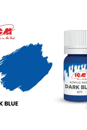 BLUE Dark blue bottle 12 ml Acrylverf Must-Have