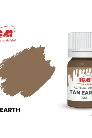 BROWN Tan Earth bottle 12 ml Acrylverf Koop Vandaag