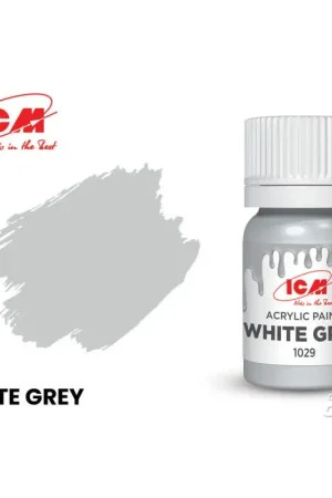 Finale Uitverkoop GREY White Grey bottle 12 ml Acrylverf