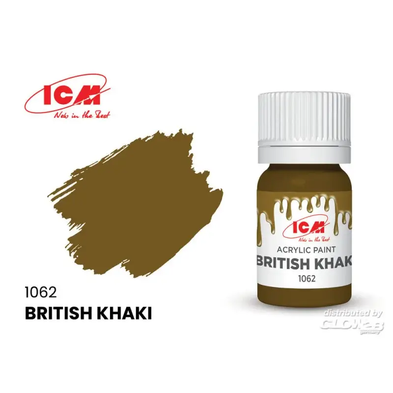 BROWN British Khaki bottle 12 ml Acrylverf Veilige Betaling