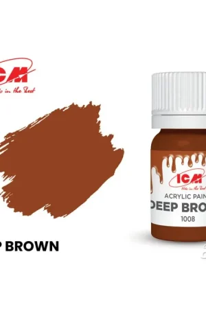 Veilige Betaling BASIC COLORS Deep Brown bottle 12 ml Acrylverf