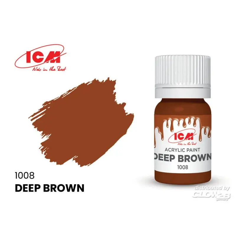 Veilige Betaling BASIC COLORS Deep Brown bottle 12 ml Acrylverf