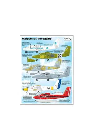 Koopje Even more colourful DHC-6 Twin Otter markings Decal