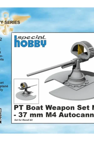Lage Kosten PT Boat Weapon Set No.5 - 37 mm M4 Autocannon 1/72 / for Revell kits Accessoire