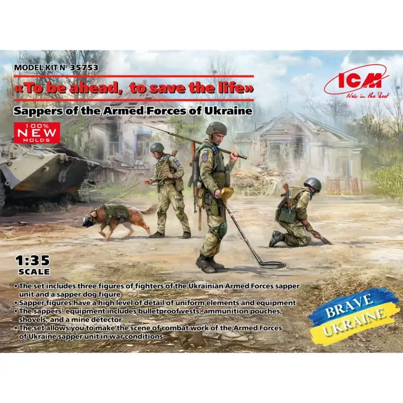 To be ahead, to save the life', Sappers of the Armed Forces of Ukraine Figuren Snelle Levering