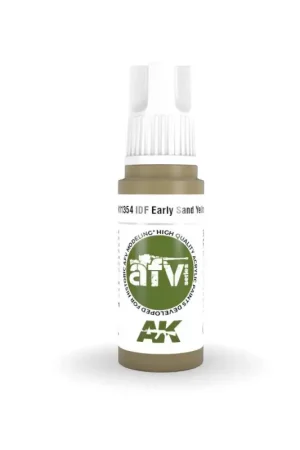 Populair AK INTERACTIVE: acrylic paint 3rd Generation 17mL - IDF Early Sand Yellow Acrylverf