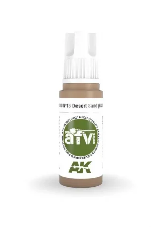 AK INTERACTIVE: acrylic paint 3rd Generation 17mL - Nº13 Desert Sand (FS30279) Acrylverf Gratis Retour
