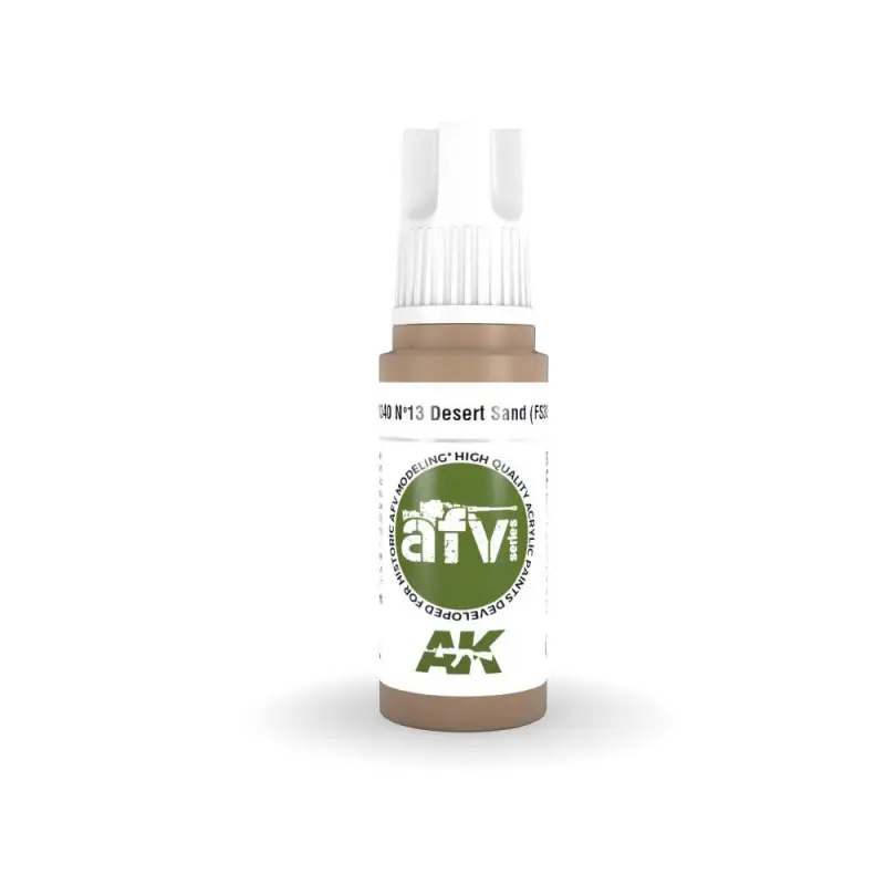 AK INTERACTIVE: acrylic paint 3rd Generation 17mL - Nº13 Desert Sand (FS30279) Acrylverf Gratis Retour